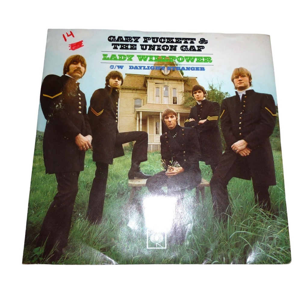 Gary Puckett & The Union Gap Lady Willpower 45 RPM Vinyl Single Columbia 4-44547